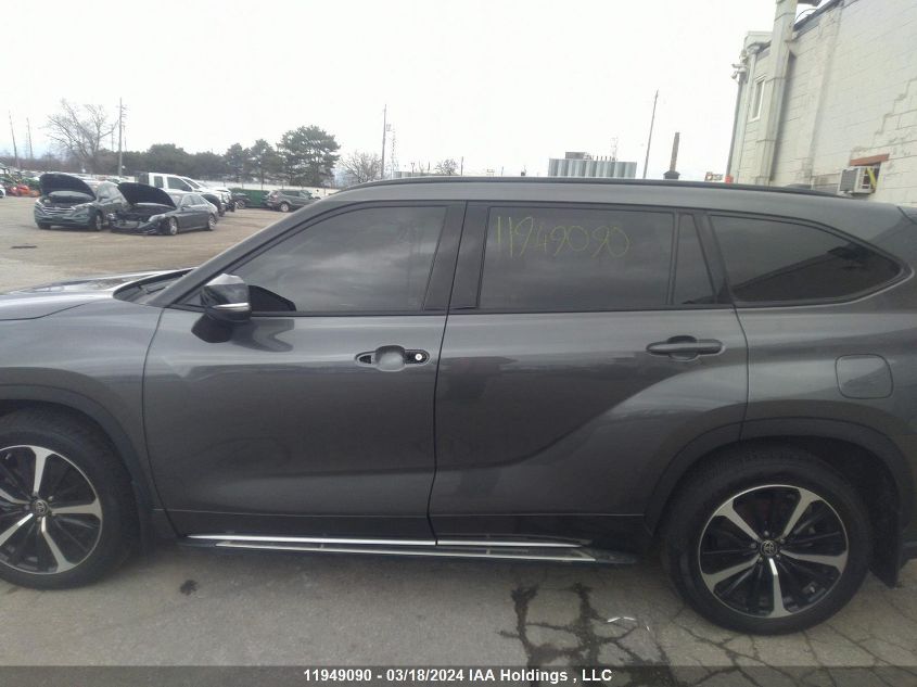 2022 Toyota Highlander Xse VIN: 5TDLZRBHXNS172499 Lot: 11949090