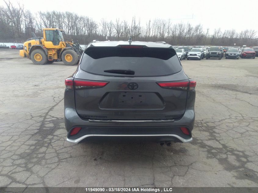 2022 Toyota Highlander Xse VIN: 5TDLZRBHXNS172499 Lot: 11949090