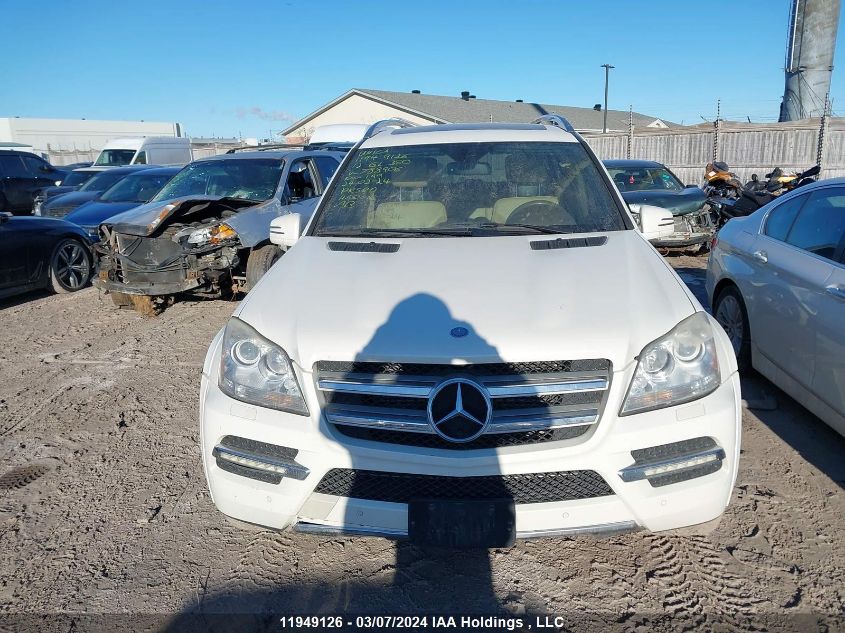 2012 Mercedes-Benz Gl-Class VIN: 4JGBF2FE7CA788906 Lot: 11949126