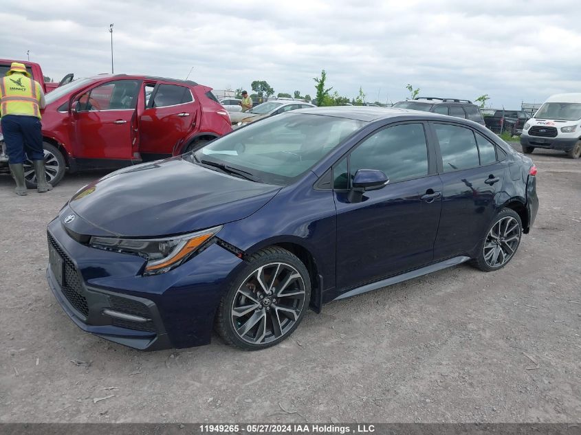 2022 Toyota Corolla Se VIN: 5YFB4MBE4NP121690 Lot: 11949265