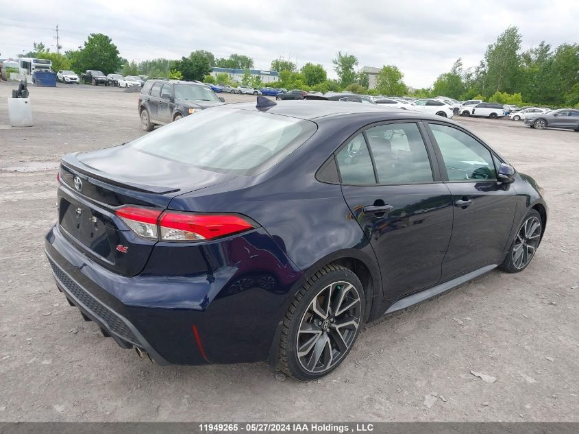 2022 Toyota Corolla Se VIN: 5YFB4MBE4NP121690 Lot: 11949265