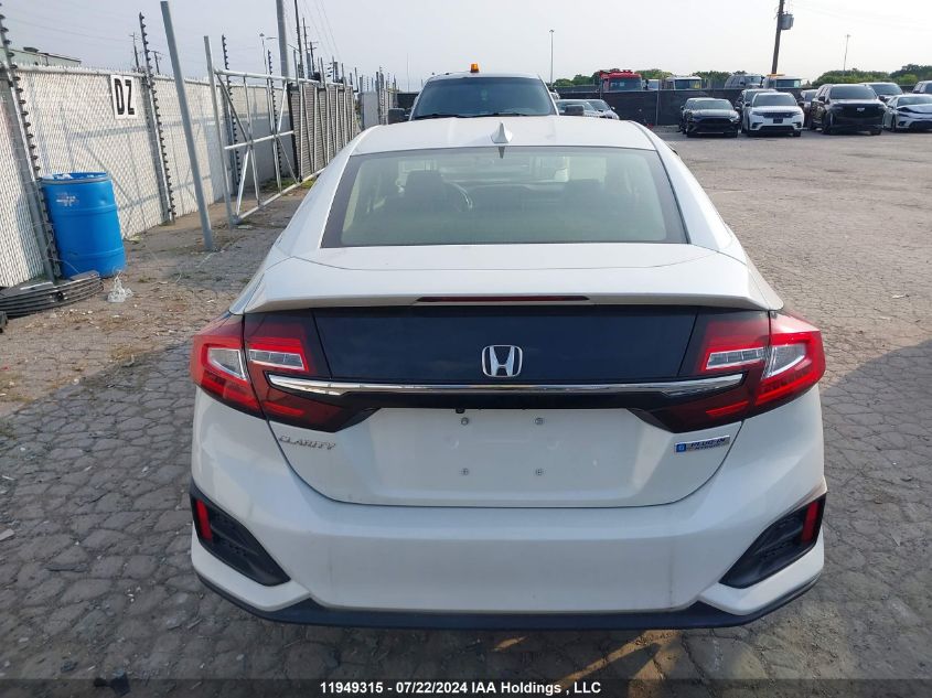 2018 Honda Clarity Plug-In Hybrid VIN: JHMZC5F17JC800076 Lot: 11949315