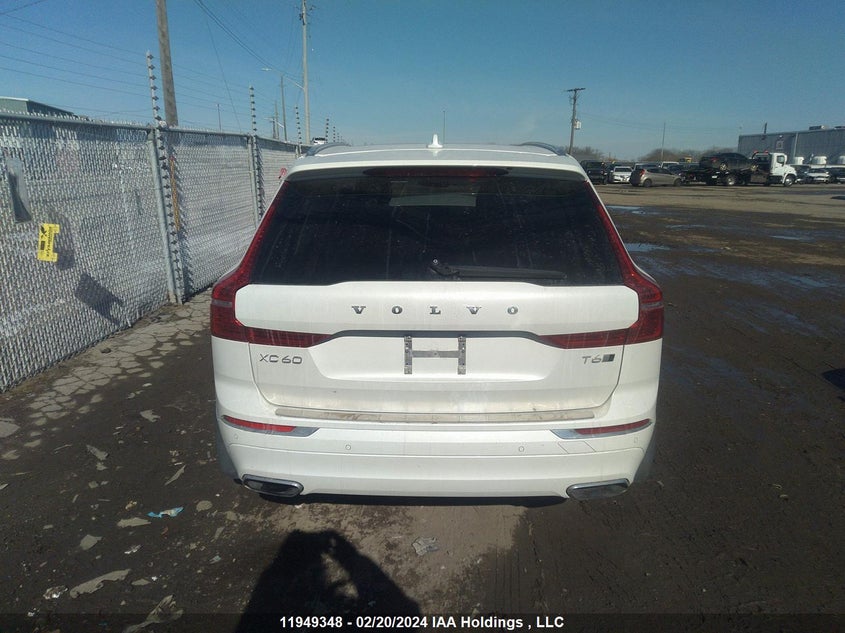 2020 Volvo Xc60 T6 T6 VIN: LYVA22RL4LB501150 Lot: 11949348