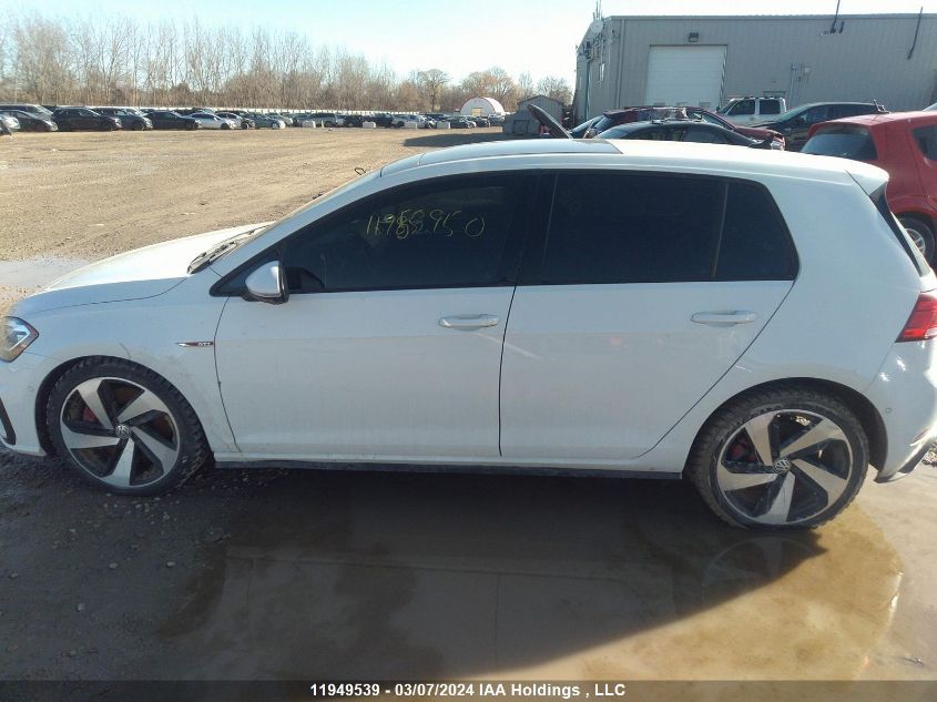 2018 Volkswagen Golf Gti VIN: 3VW447AU6JM265727 Lot: 11949539