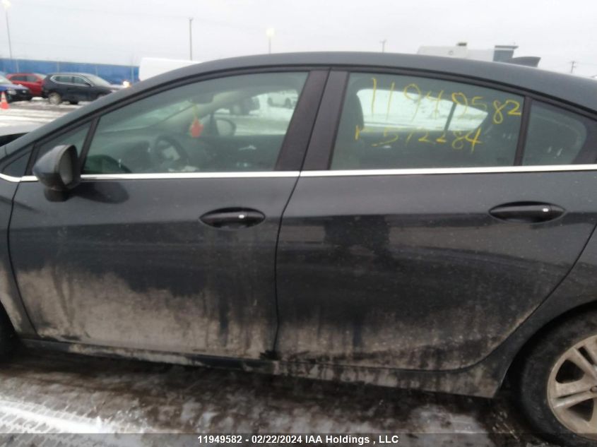 2018 Chevrolet Cruze VIN: 3G1BE6SM4JS572284 Lot: 11949582