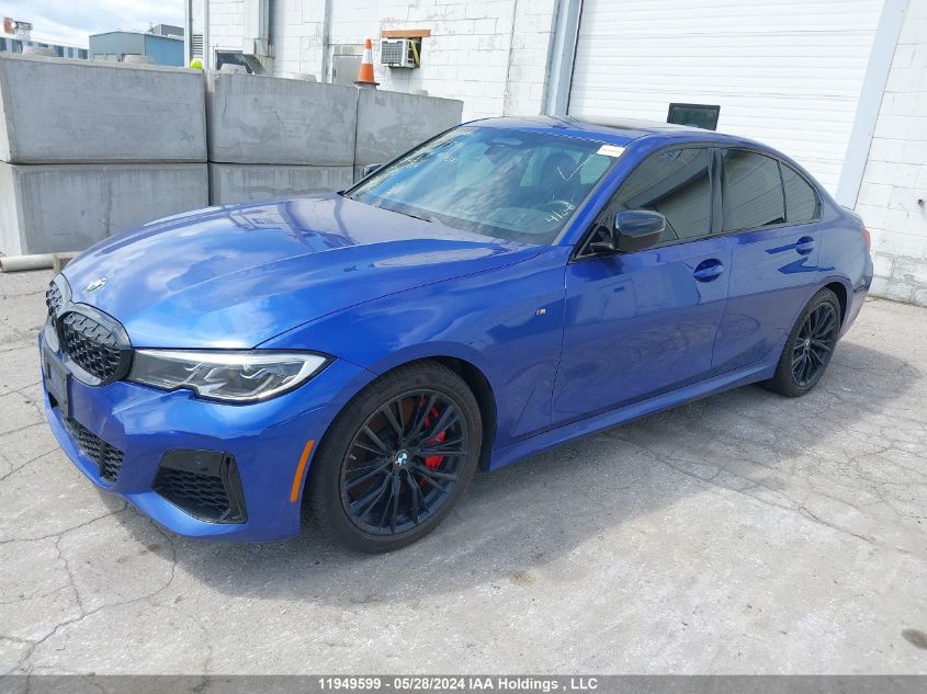 2021 BMW M340Xi VIN: 3MW5U9J0XM8B54964 Lot: 11949599