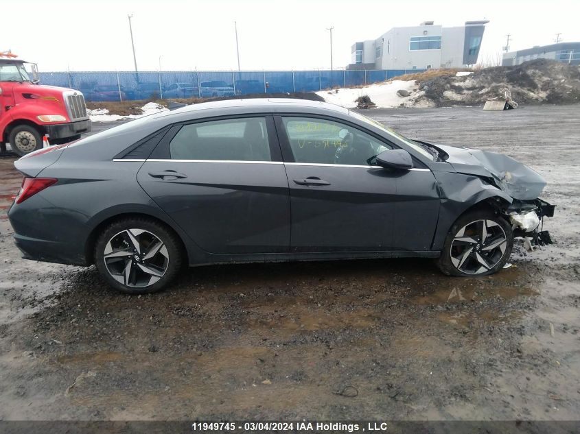 2023 Hyundai Elantra VIN: KMHLN4AG7PU631442 Lot: 11949745