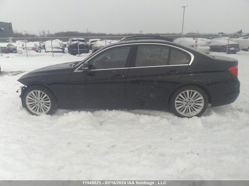 2013 BMW 3 Series VIN: WBA3B3C56DF535480 Lot: 11949825