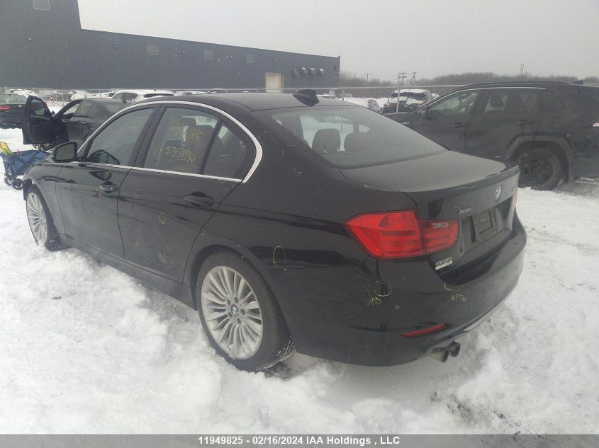 2013 BMW 3 Series VIN: WBA3B3C56DF535480 Lot: 11949825