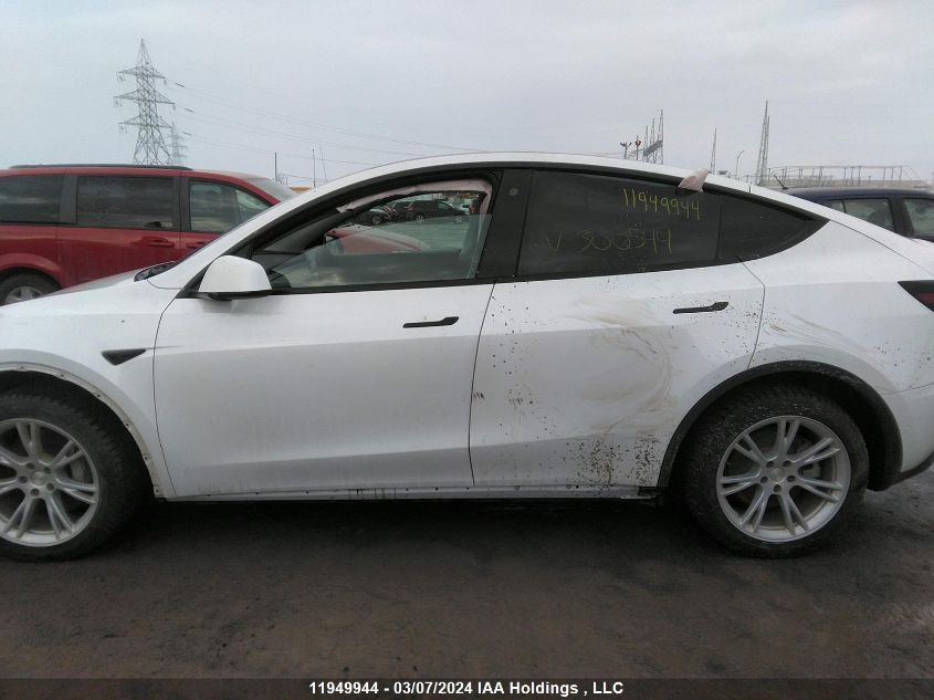 2021 Tesla Model Y VIN: 5YJYGDEE2MF300544 Lot: 11949944