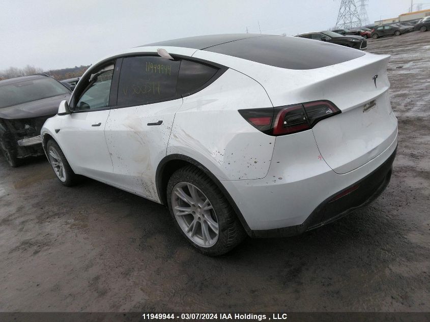 2021 Tesla Model Y VIN: 5YJYGDEE2MF300544 Lot: 11949944