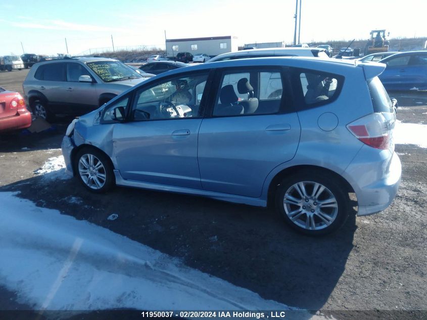 2009 Honda Fit VIN: JHMGE88839S803717 Lot: 11950037