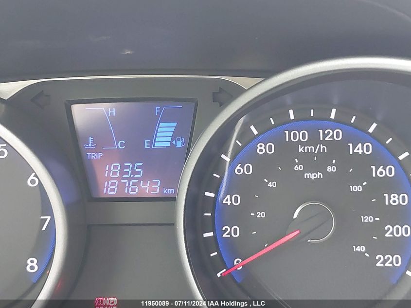 2013 Hyundai Tucson Gl VIN: KM8JT3AB6DU672961 Lot: 11950089