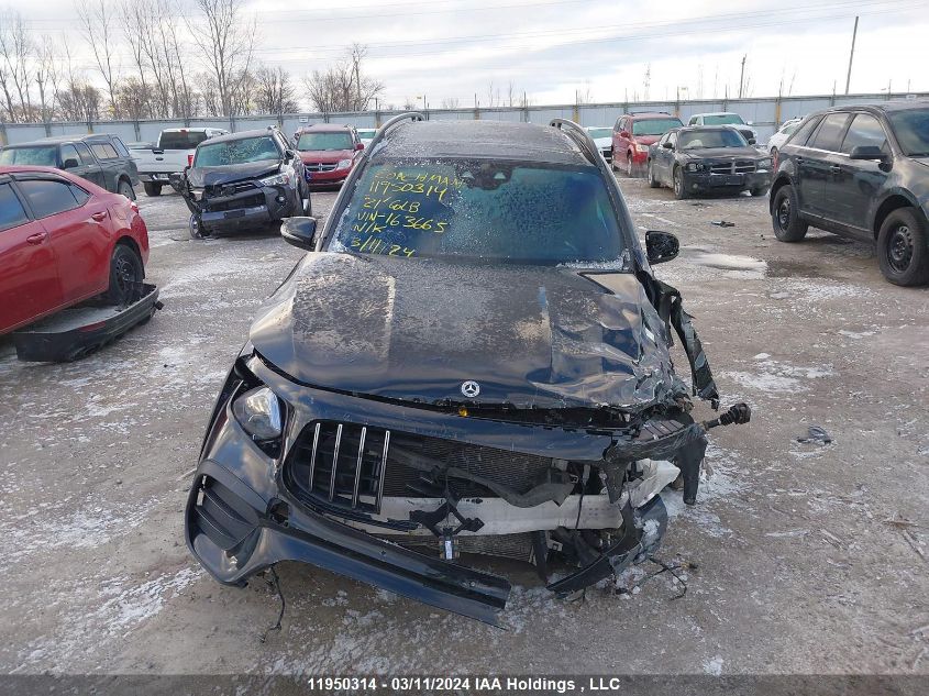 2021 Mercedes-Benz Glb Amg 35 4Matic VIN: W1N4M5BB2MW163665 Lot: 11950314