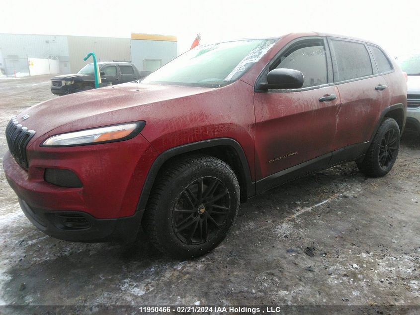 2015 Jeep Cherokee Sport VIN: 1C4PJMAB9FW780735 Lot: 39241396