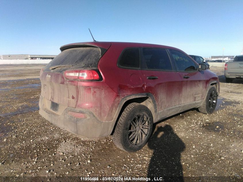 2015 Jeep Cherokee Sport VIN: 1C4PJMAB9FW780735 Lot: 39241396