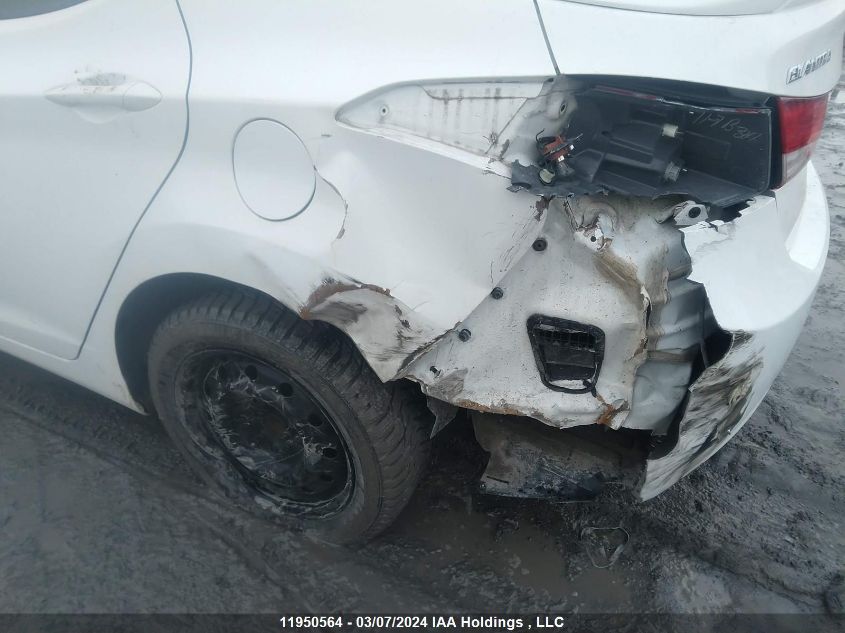 2013 Hyundai Elantra VIN: 5NPDH4AE9DH453778 Lot: 11950564