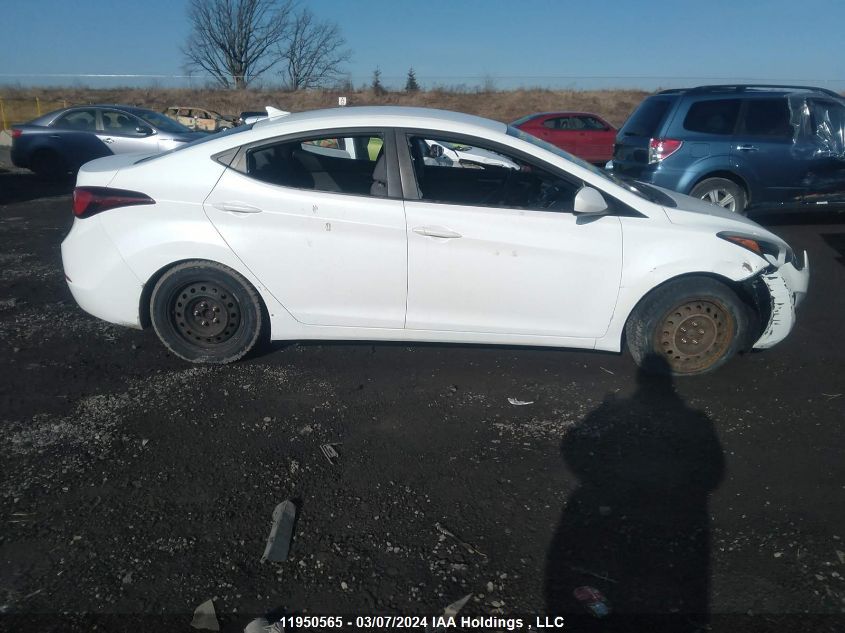 2014 Hyundai Elantra VIN: 5NPDH4AE4EH478802 Lot: 11950565