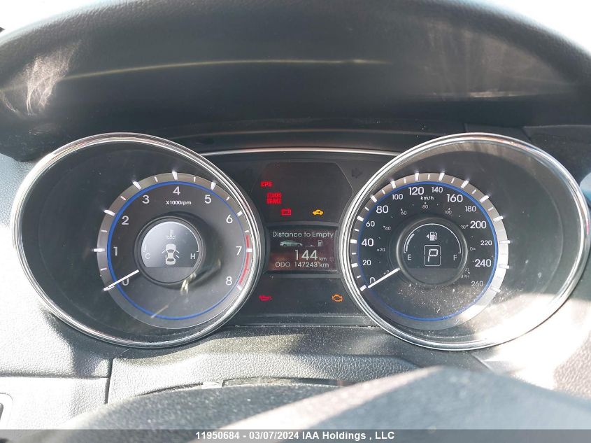 2013 Hyundai Sonata Se/Limited VIN: 5NPEC4AC6DH804728 Lot: 11950684