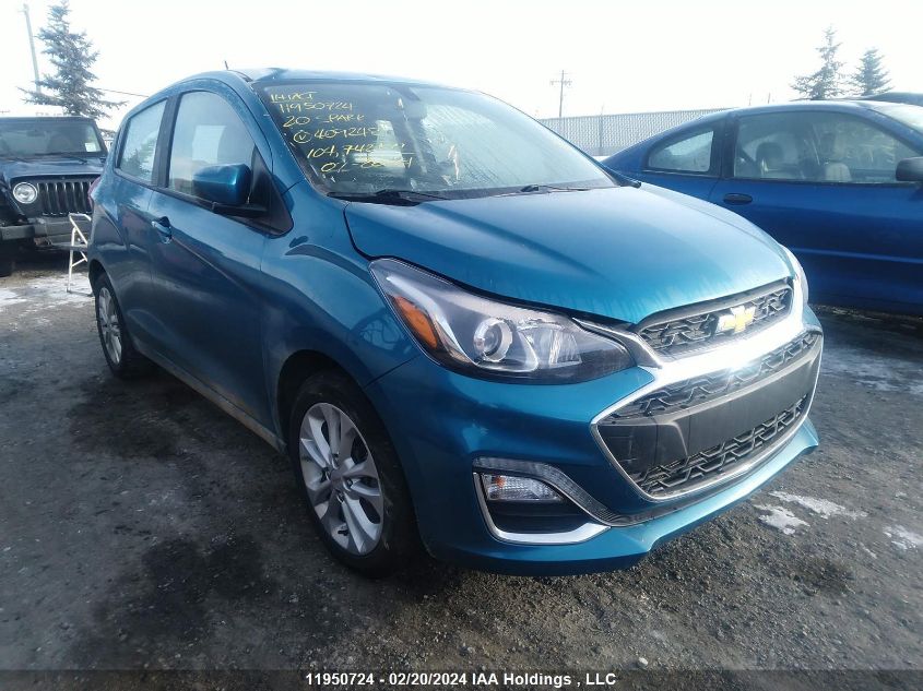 2020 Chevrolet Spark 1Lt VIN: KL8CD6SA0LC409248 Lot: 11950724