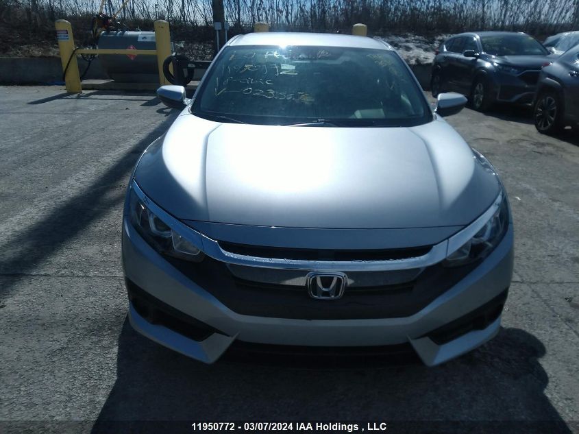 2018 Honda Civic Lx VIN: 2HGFC2F62JH023156 Lot: 11950772