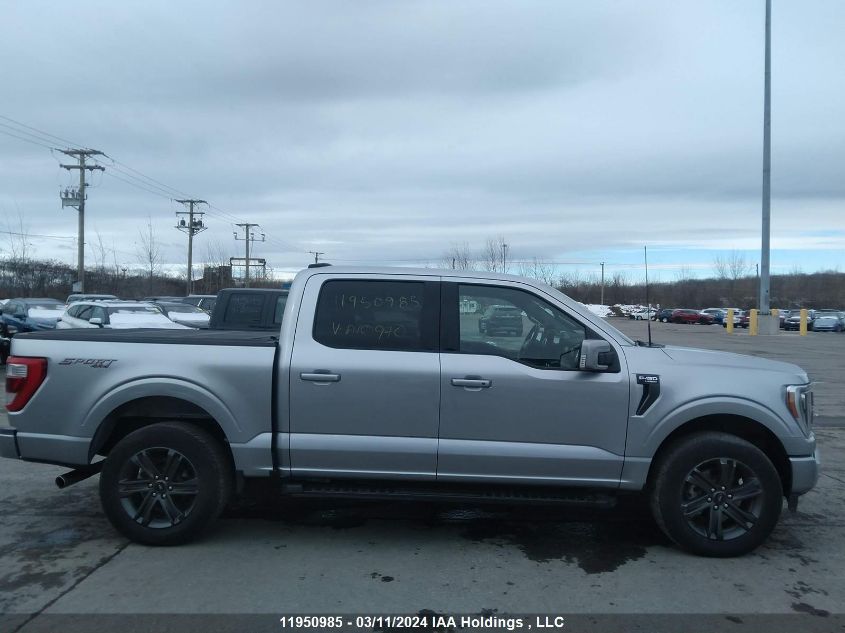 2023 Ford F150 Supercrew VIN: 1FTEW1EP7PFA10970 Lot: 11950985