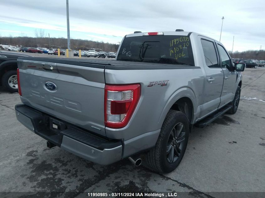 2023 Ford F150 Supercrew VIN: 1FTEW1EP7PFA10970 Lot: 11950985