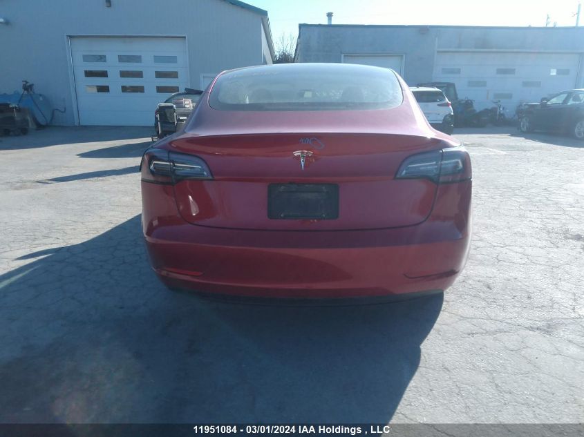 2022 Tesla Model 3 VIN: 5YJ3E1EA0NF345687 Lot: 11951084