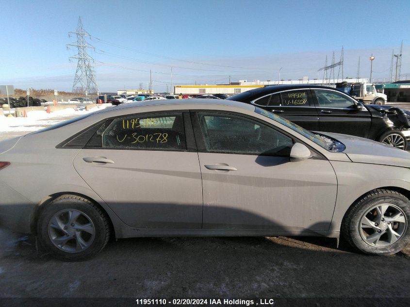 2022 Hyundai Elantra VIN: KMHLM4AG3NU301278 Lot: 39236411