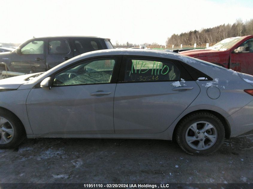 2022 Hyundai Elantra VIN: KMHLM4AG3NU301278 Lot: 39236411