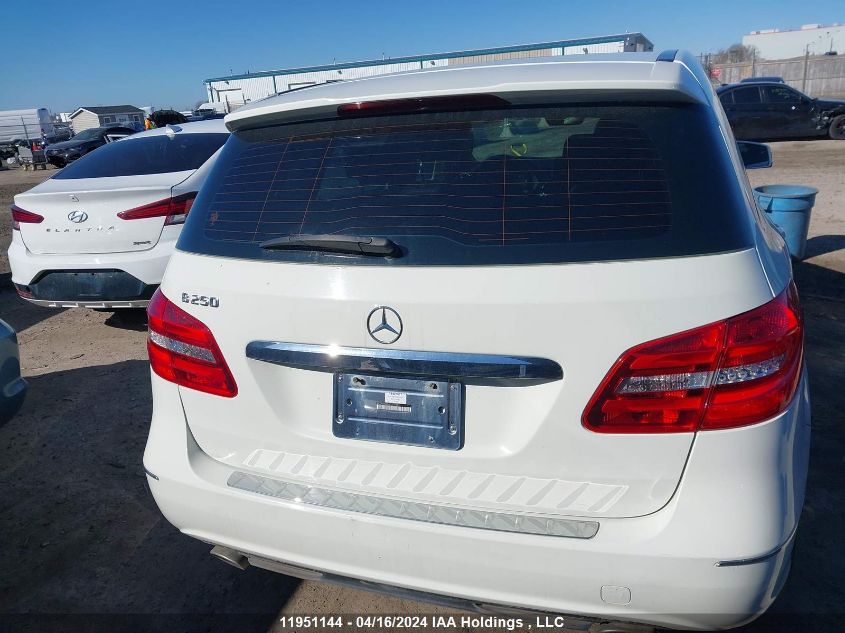 2014 Mercedes-Benz B-Class VIN: WDDMH4EB6EJ277593 Lot: 48134944