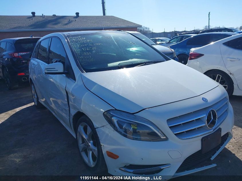 2014 Mercedes-Benz B-Class VIN: WDDMH4EB6EJ277593 Lot: 48134944