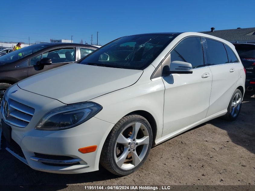 2014 Mercedes-Benz B-Class VIN: WDDMH4EB6EJ277593 Lot: 48134944