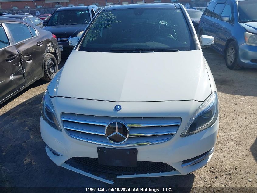 2014 Mercedes-Benz B-Class VIN: WDDMH4EB6EJ277593 Lot: 48134944