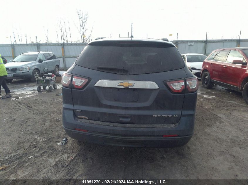 2013 Chevrolet Traverse Ls VIN: 1GNKVFED3DJ136140 Lot: 11951270