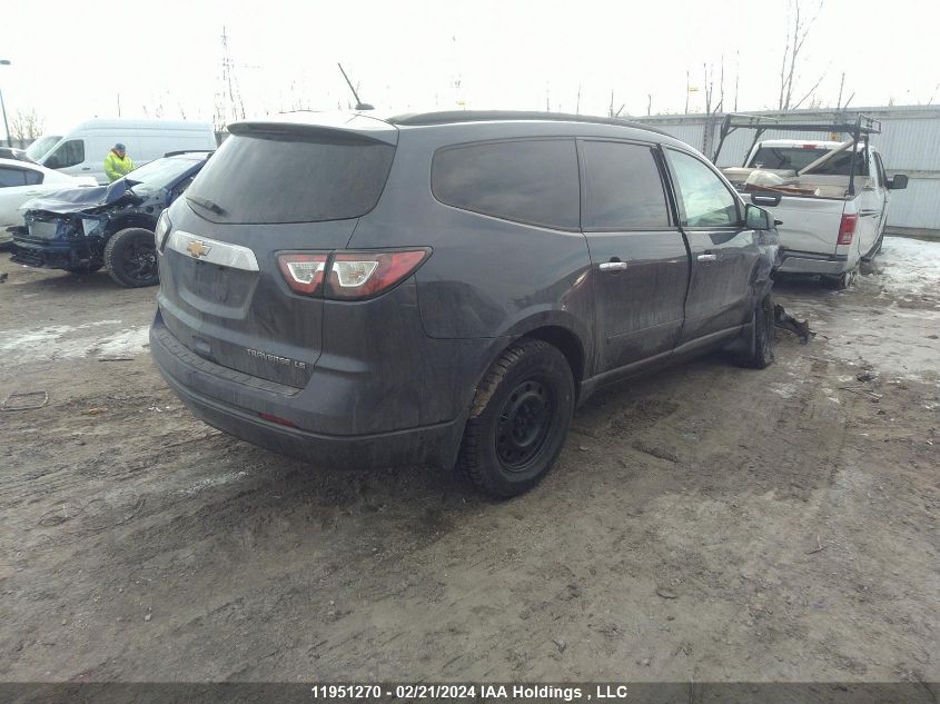 2013 Chevrolet Traverse Ls VIN: 1GNKVFED3DJ136140 Lot: 11951270