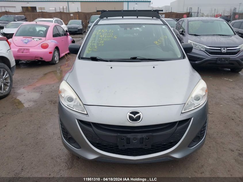 2014 Mazda 5 Touring VIN: JM1CW2CL2E0172860 Lot: 11951310