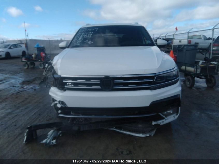 2018 Volkswagen Tiguan Sel Premium VIN: 3VV4B7AX4JM129679 Lot: 11951347