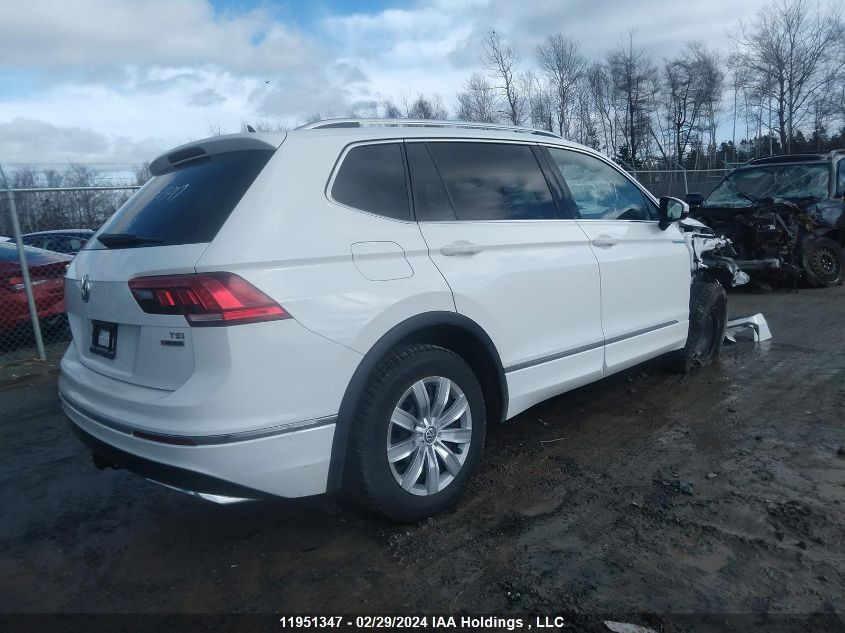 2018 Volkswagen Tiguan Sel Premium VIN: 3VV4B7AX4JM129679 Lot: 11951347