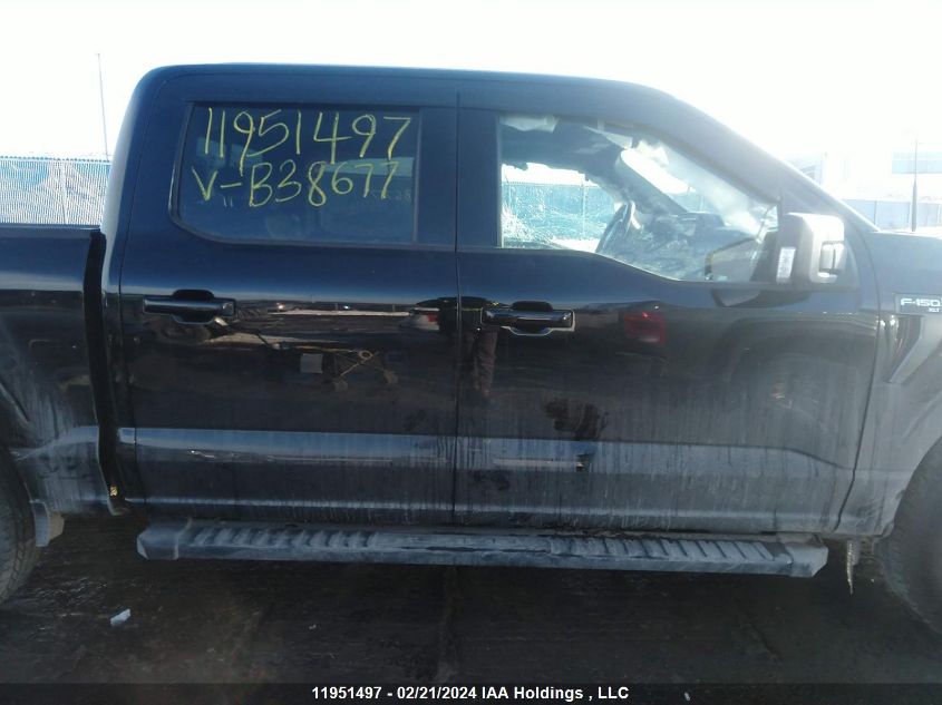 2022 Ford F-150 VIN: 1FTEW1EP6NFB38677 Lot: 11951497