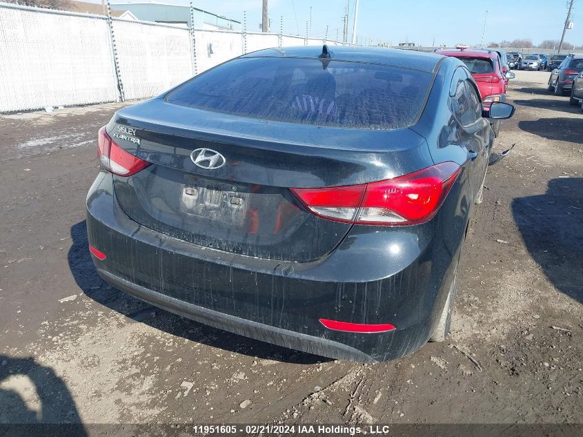 2015 Hyundai Elantra Se/Sport/Limited VIN: 5NPDH4AE3FH645796 Lot: 11951605