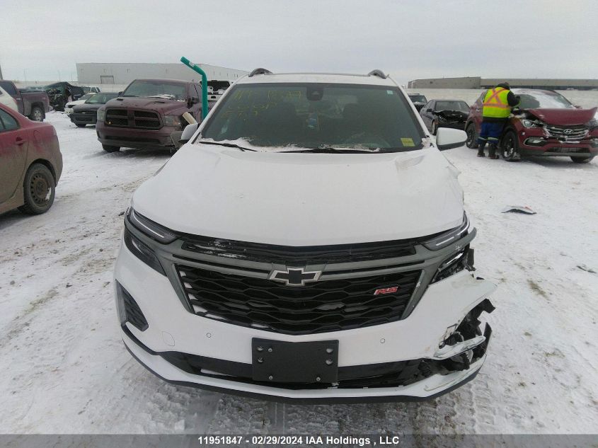 2022 Chevrolet Equinox VIN: 2GNAXWEVXN6125911 Lot: 11951847