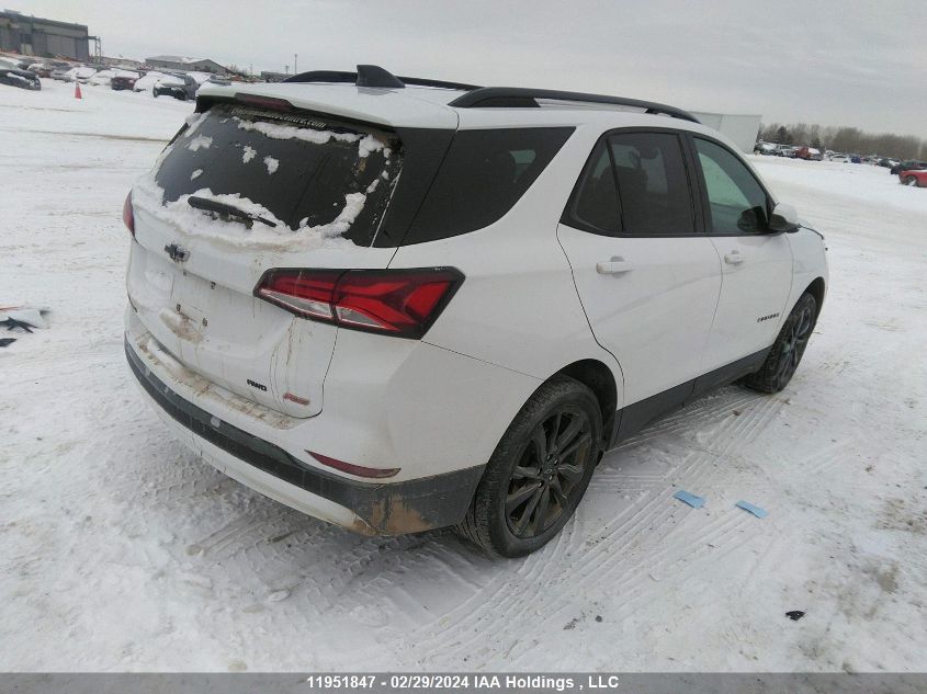 2022 Chevrolet Equinox VIN: 2GNAXWEVXN6125911 Lot: 11951847