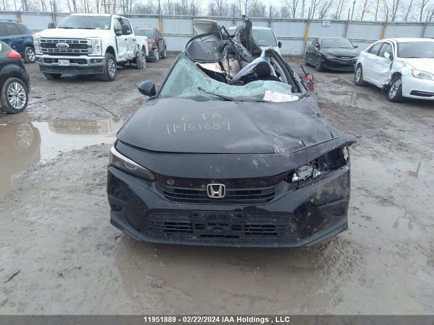 2022 Honda Civic Ex VIN: 2HGFE2F36NH109494 Lot: 11951889