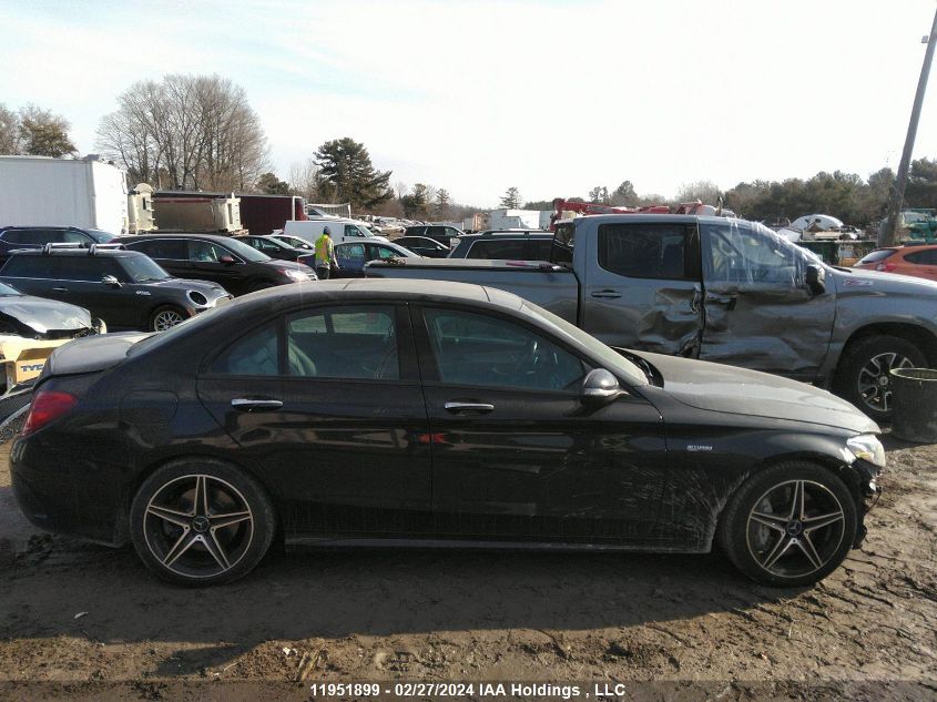 2017 Mercedes-Benz C 43 4Mati Amg VIN: 55SWF6EB2HU188165 Lot: 11951899