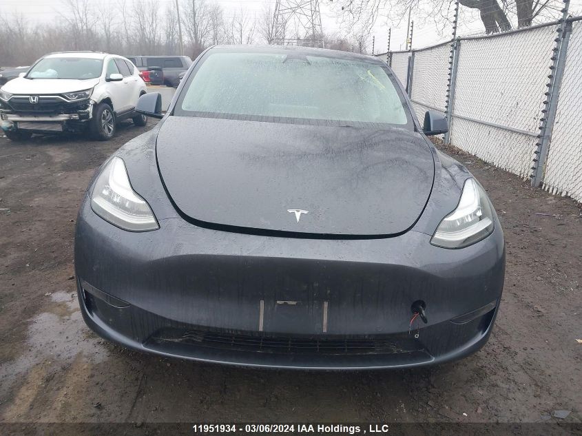 2021 Tesla Model Y VIN: 5YJYGAEE8MF303866 Lot: 11951934