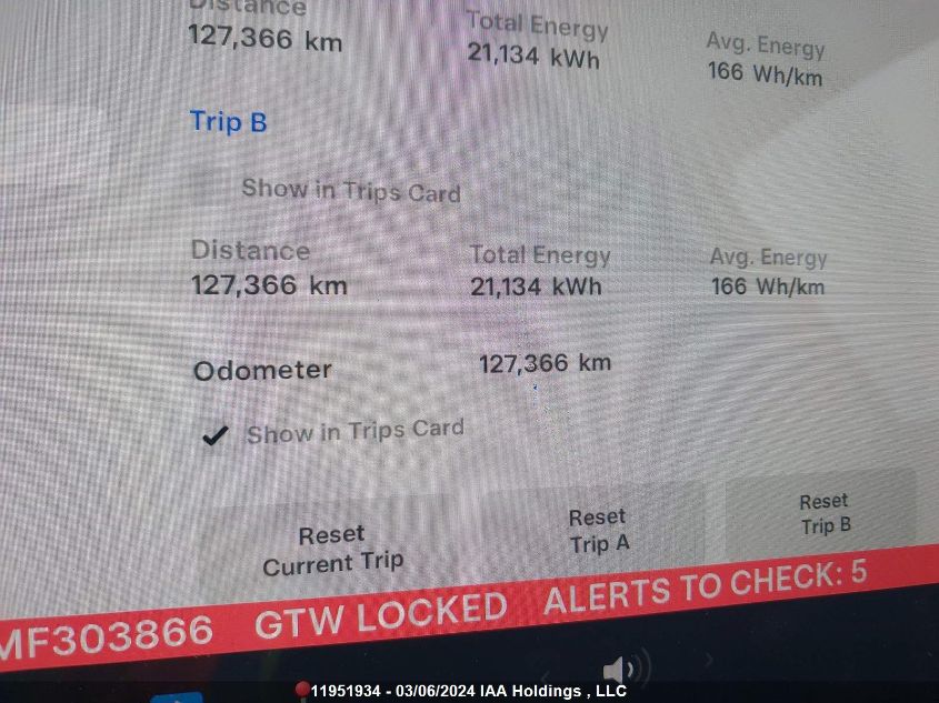 2021 Tesla Model Y VIN: 5YJYGAEE8MF303866 Lot: 11951934