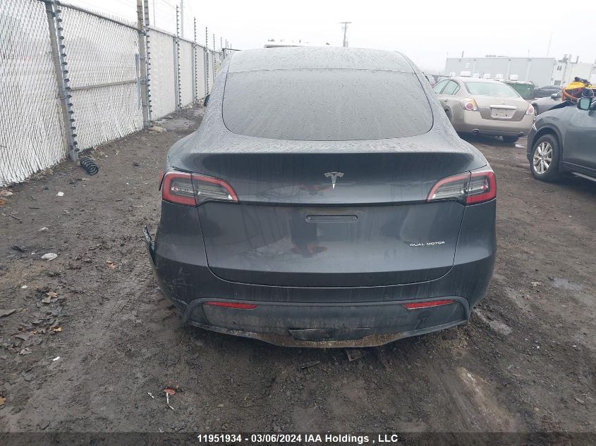 2021 Tesla Model Y VIN: 5YJYGAEE8MF303866 Lot: 11951934