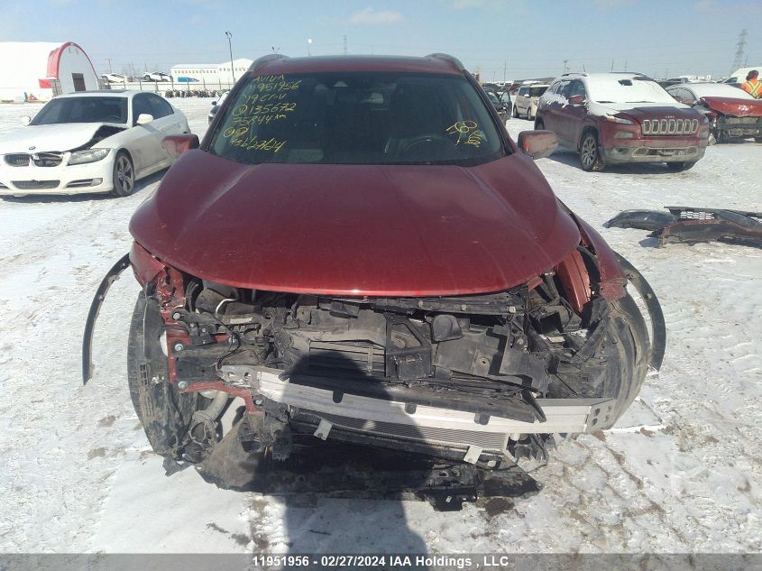 2019 Honda Cr-V VIN: 2HKRW2H96KH135672 Lot: 11951956