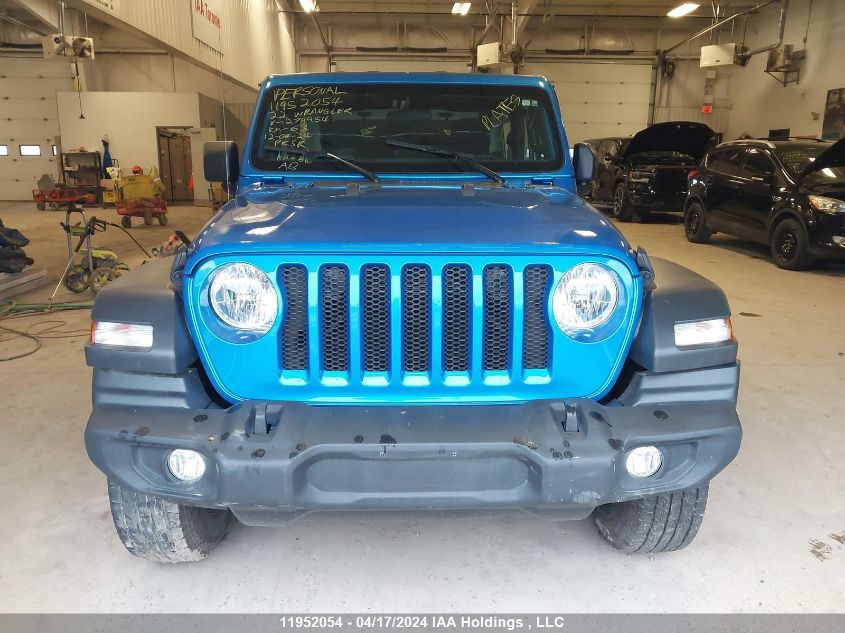 2022 Jeep Wrangler Sport VIN: 1C4GJXAG9NW279954 Lot: 39240355